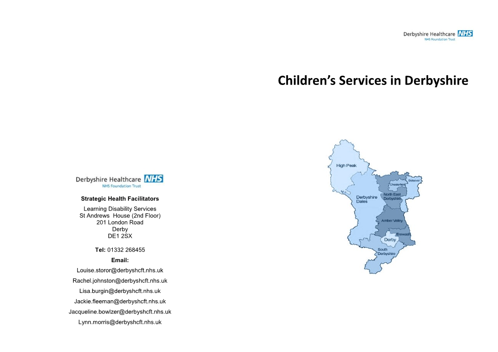 Children's Services in Derbyshire