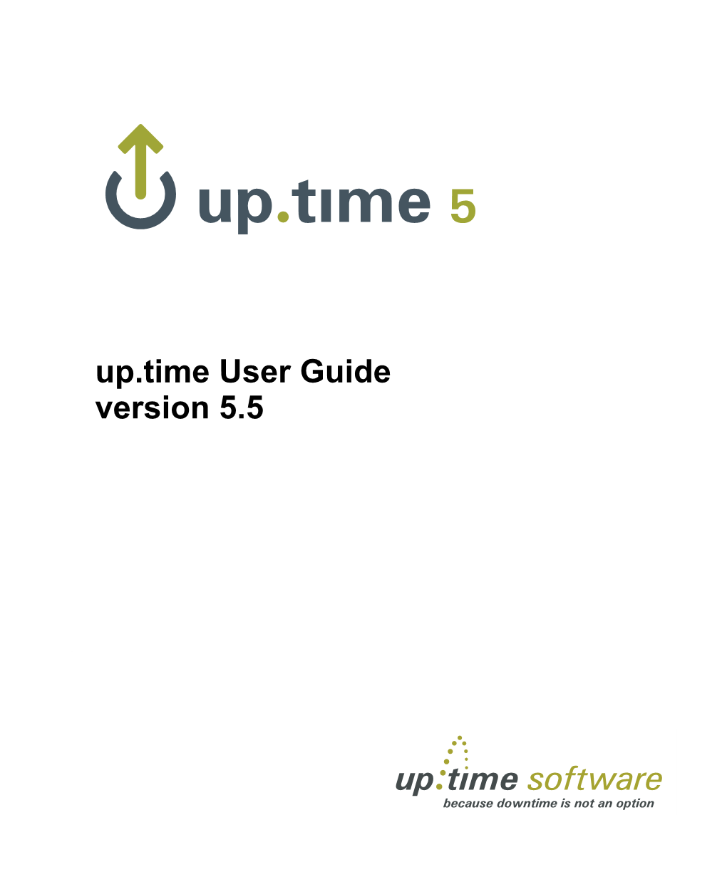 Up.Time 5 User Guide