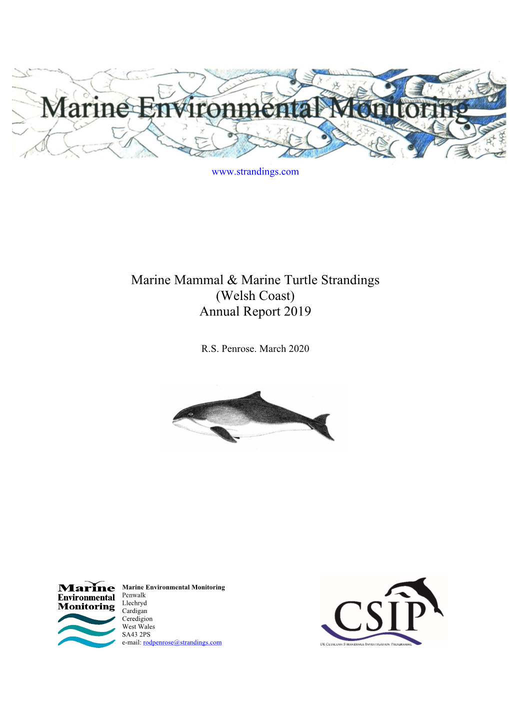 2019 Marine Mammal Strandings Annual Report