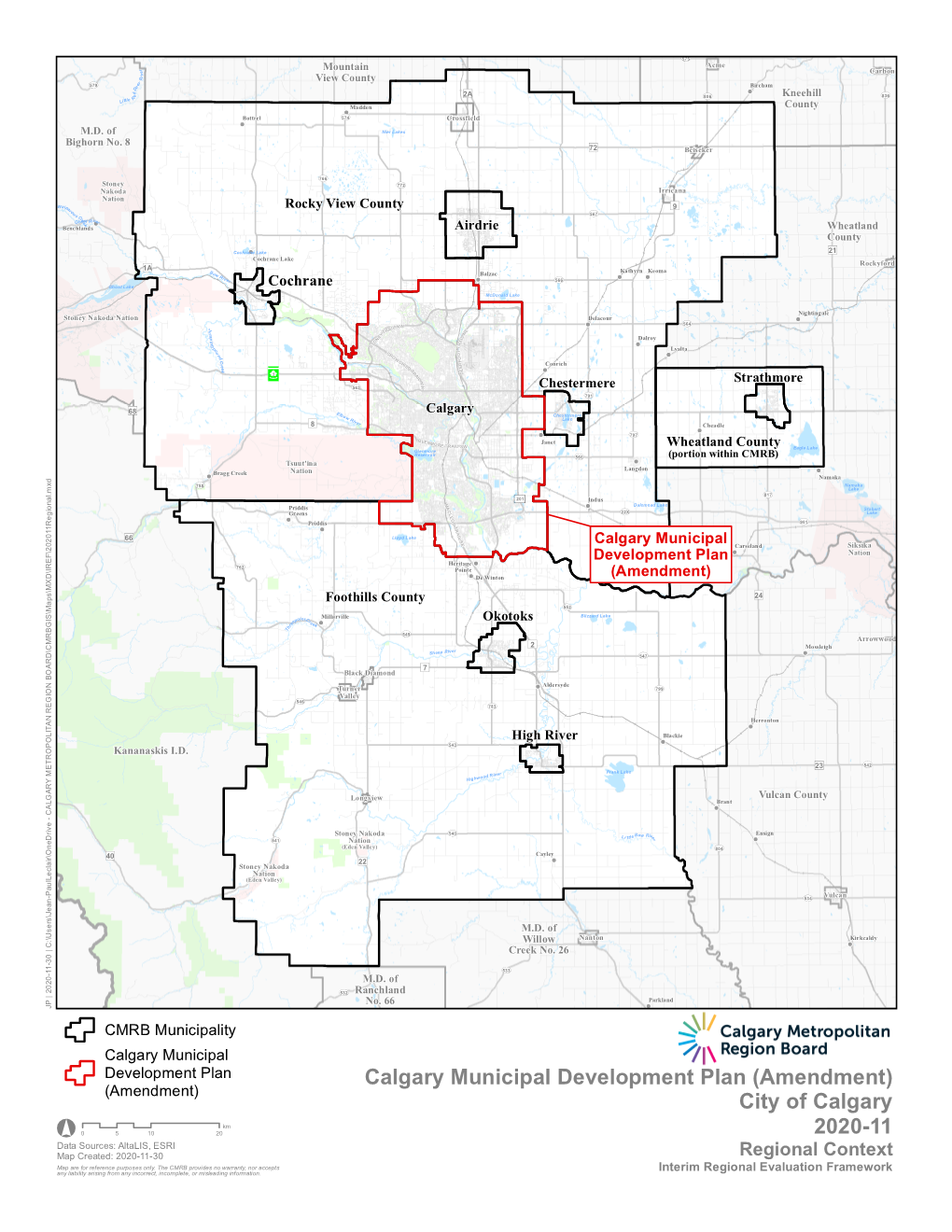 Calgary Municipal Development Plan (Amendment) City of Calgary 2020-11