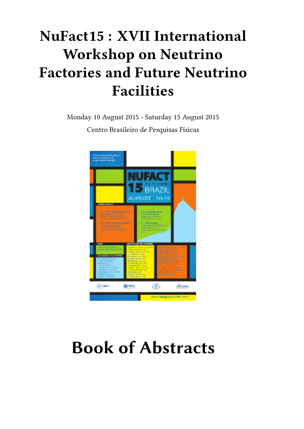 Book of Abstracts