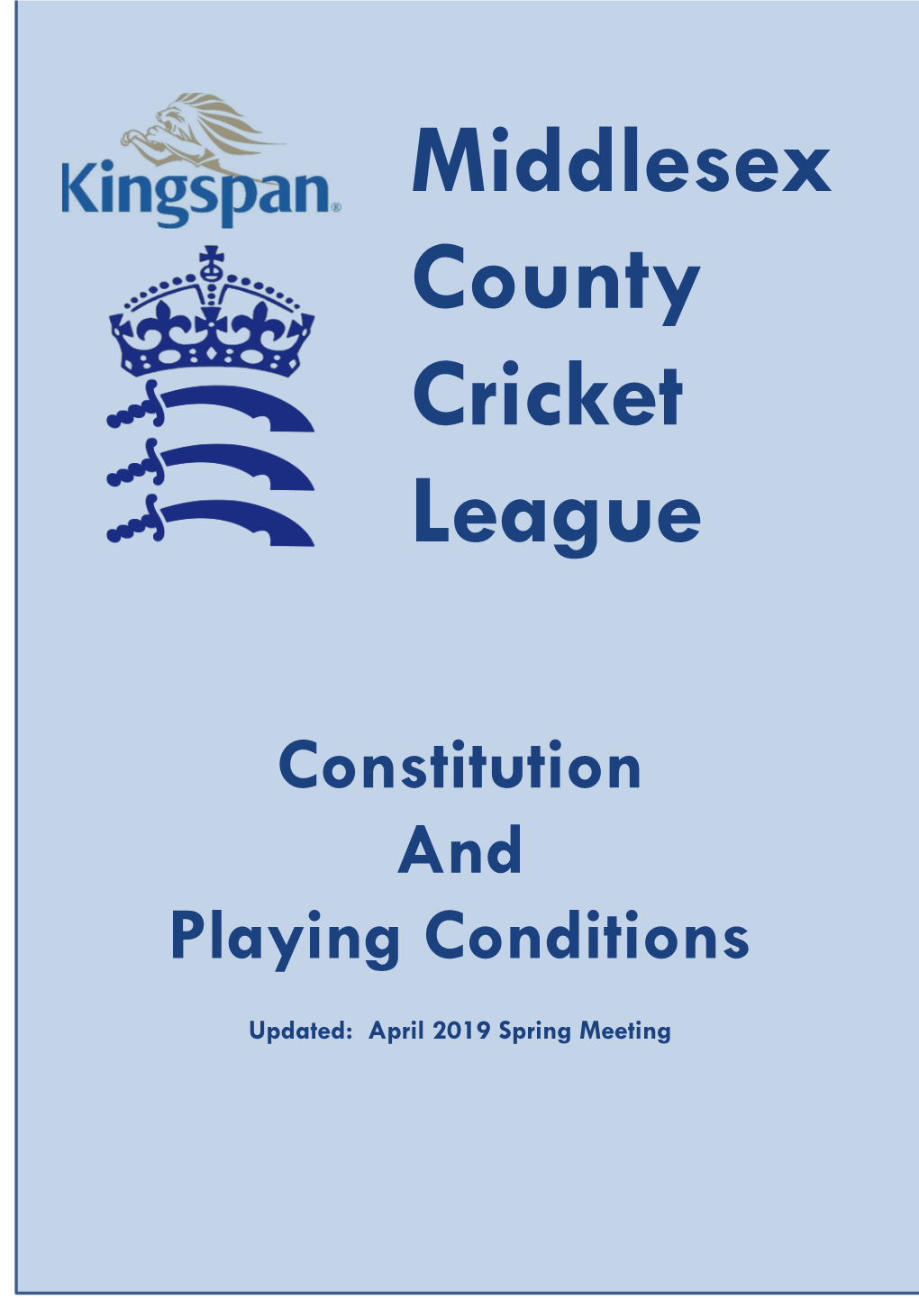 League Constitution 2019 by Keir