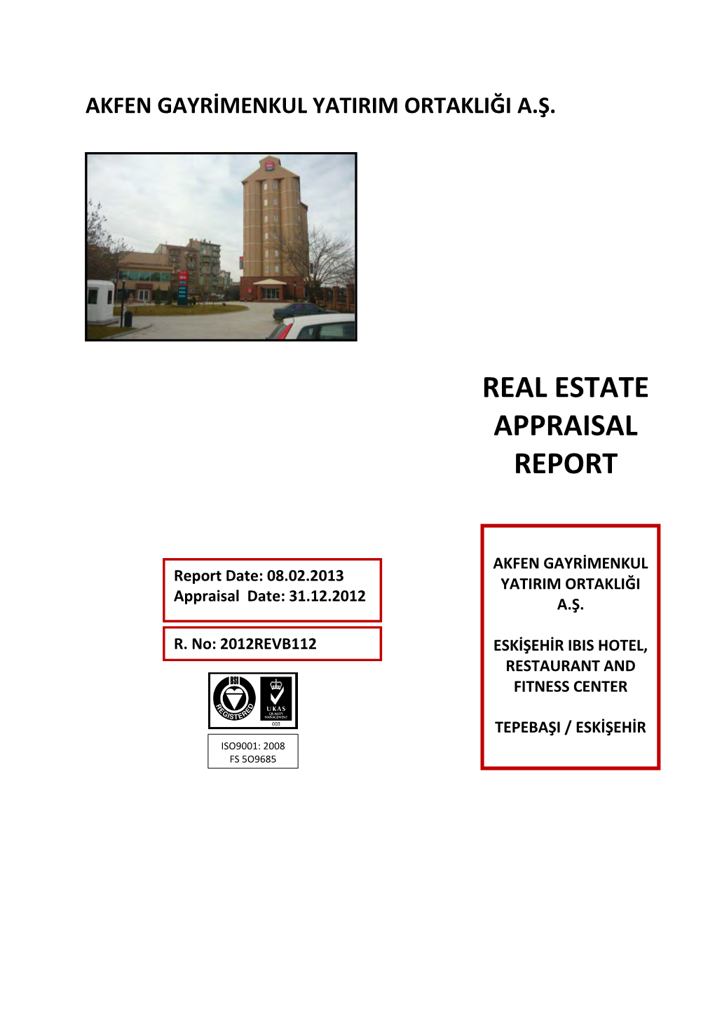 Real Estate Appraisal Report