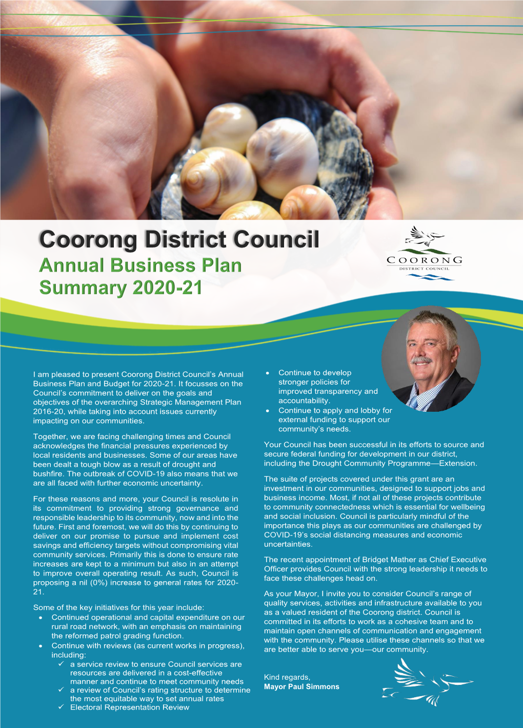 Coorong District Council Annual Business Plan Summary 2020-21