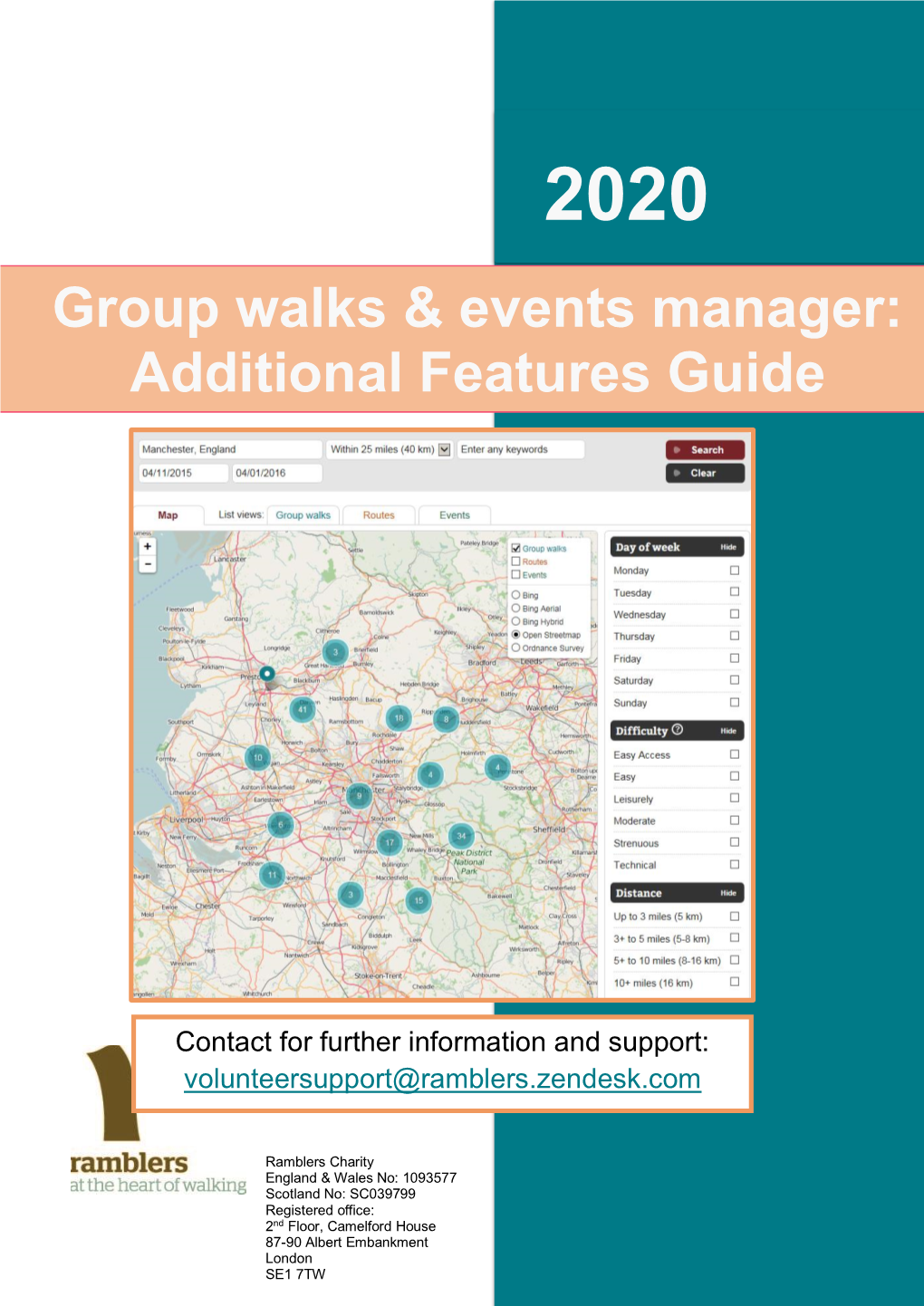 Group Walks & Events Manager: Additional Features Guide