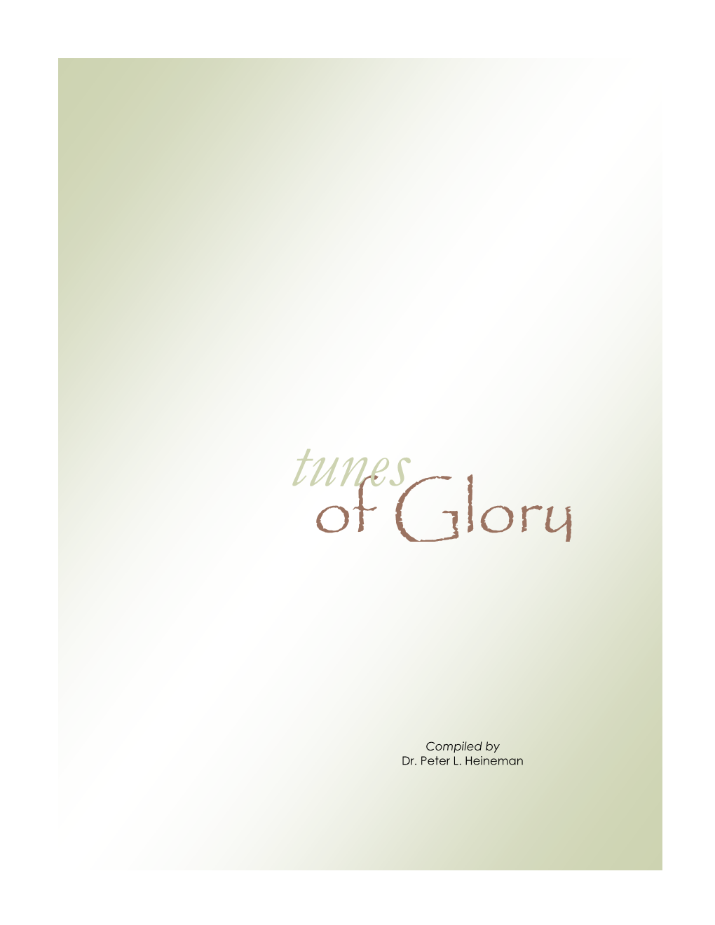 Of Glory Tunes