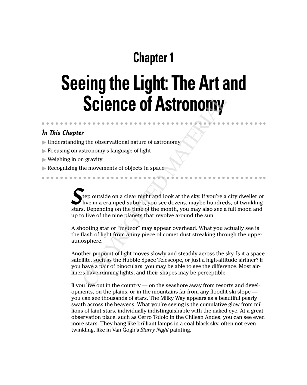 The Art and Science of Astronomy