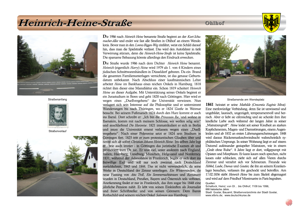 Heinrich-Heine-Straßeheinrich-Heine-Straße Ohlhof