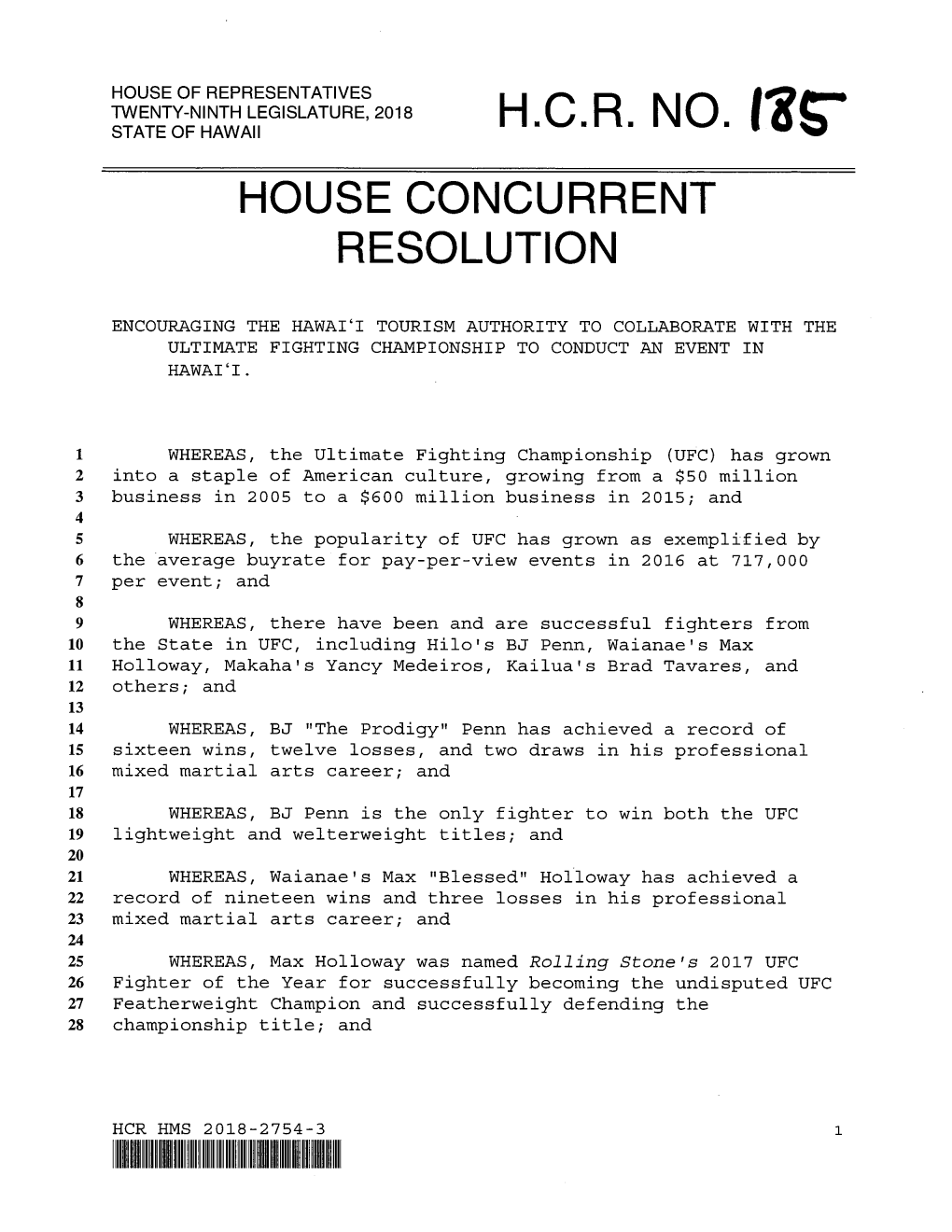 House Concurrent Resolution