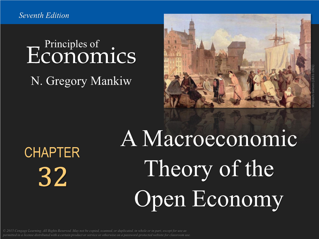 A Macroeconomic Theory of the Open Economy