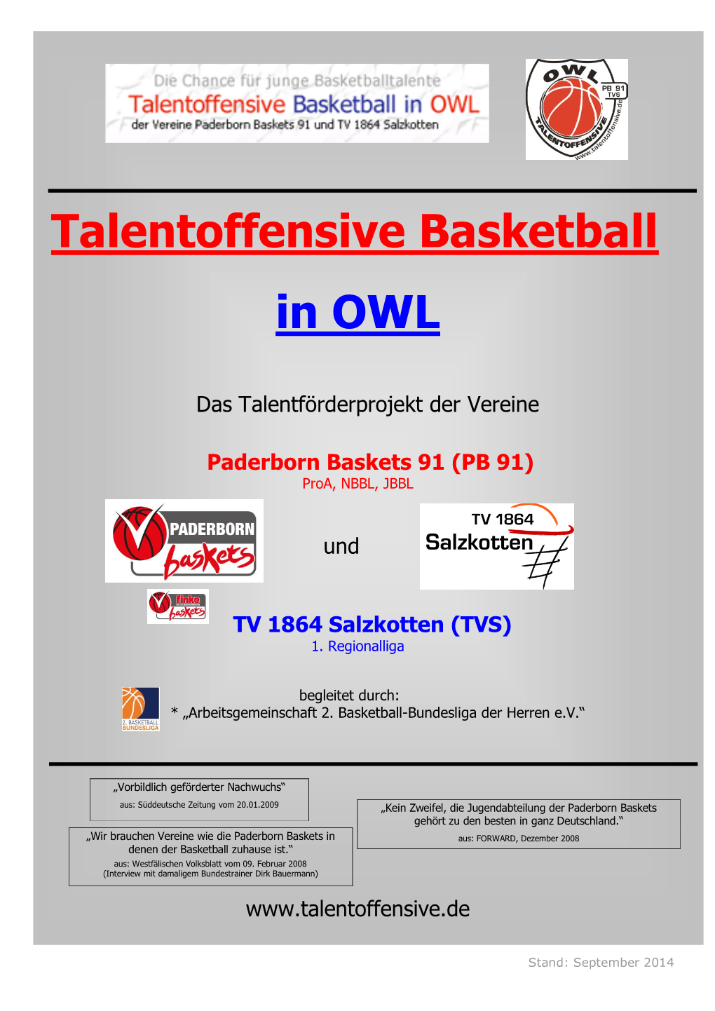 Talentperspektive Basketball In