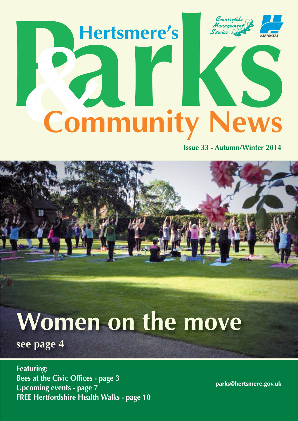 Parks Newsletter Autumn-Winter 2014 Edition