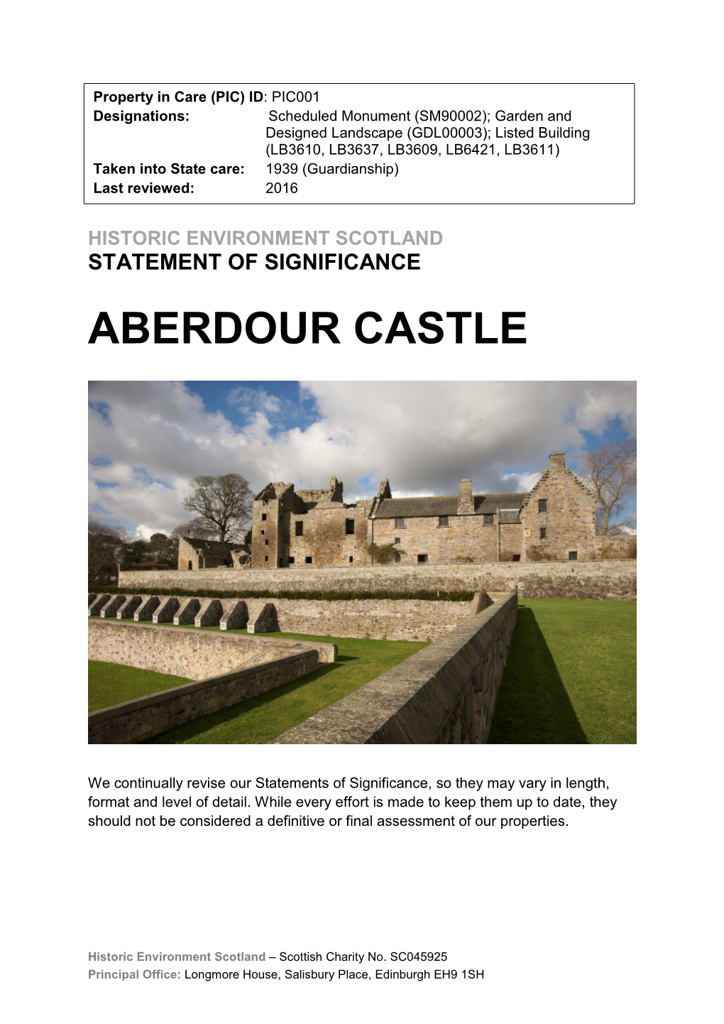 Aberdour Castle