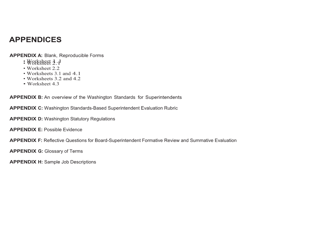 APPENDIX A: Blank, Reproducible Forms