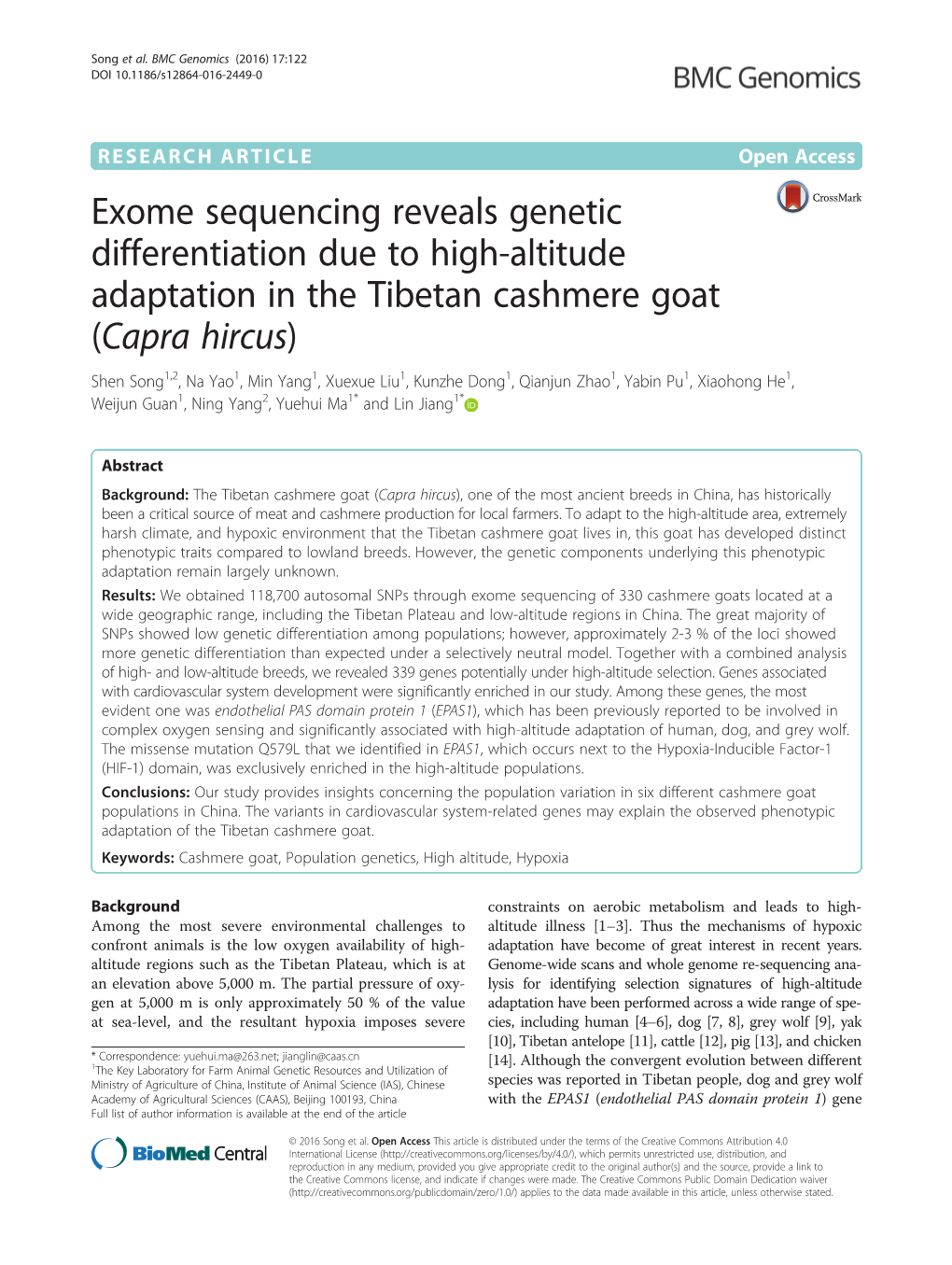 Exome Sequencing Reveals Genetic Differentiation Due