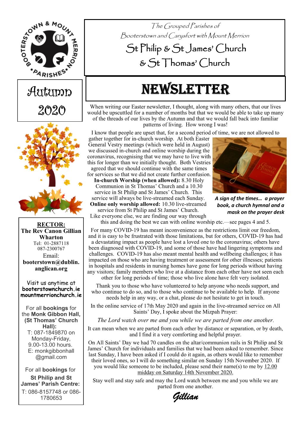 Autumn 2020 NEWSLETTER