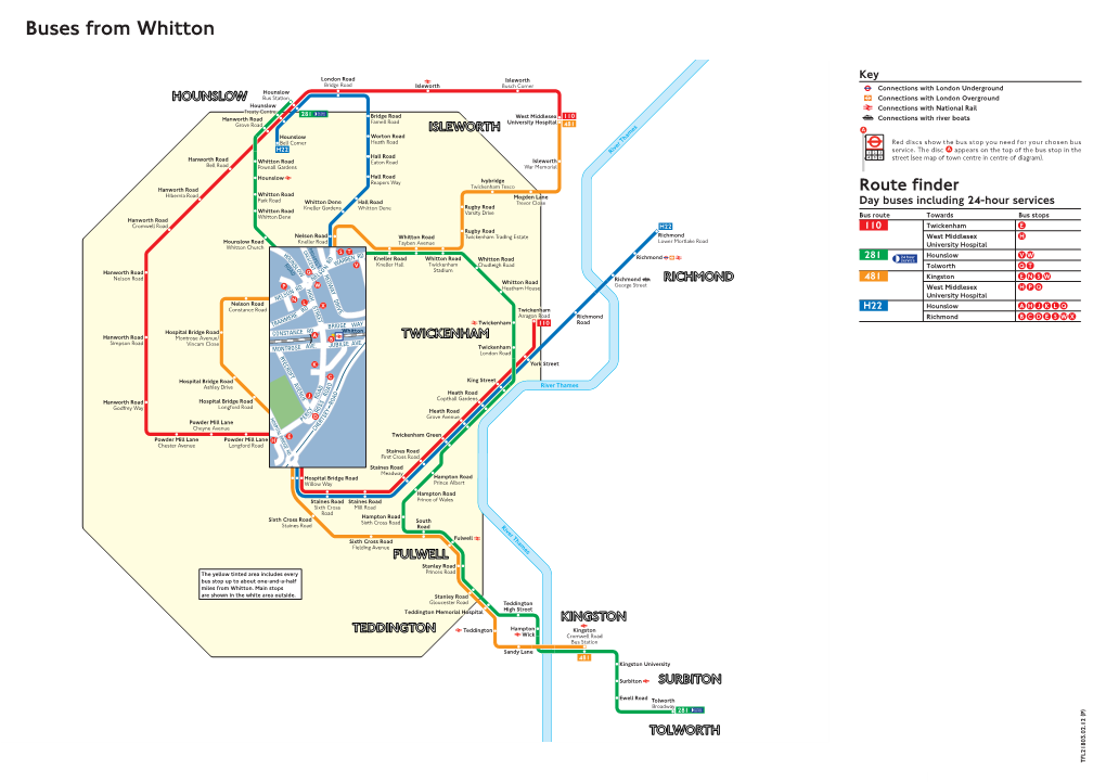 Bus Routes to Whitton