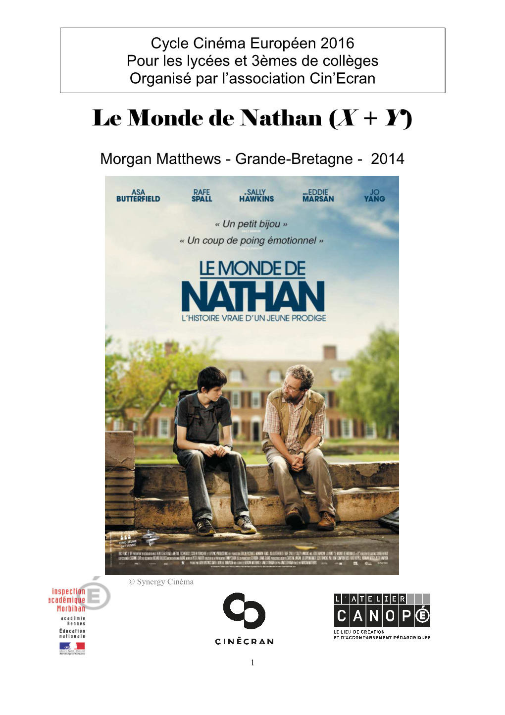 Le Monde De Nathan (X + Y)