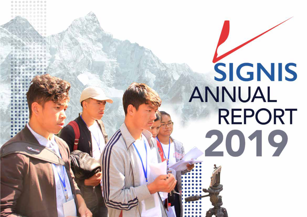 2019, SIGNIS Announced the Launch of Its Young Correspondents Network