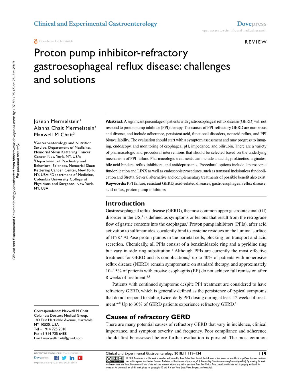 Proton Pump Inhibitor-Refractory Gastroesophageal Reflux Disease: Challenges and Solutions