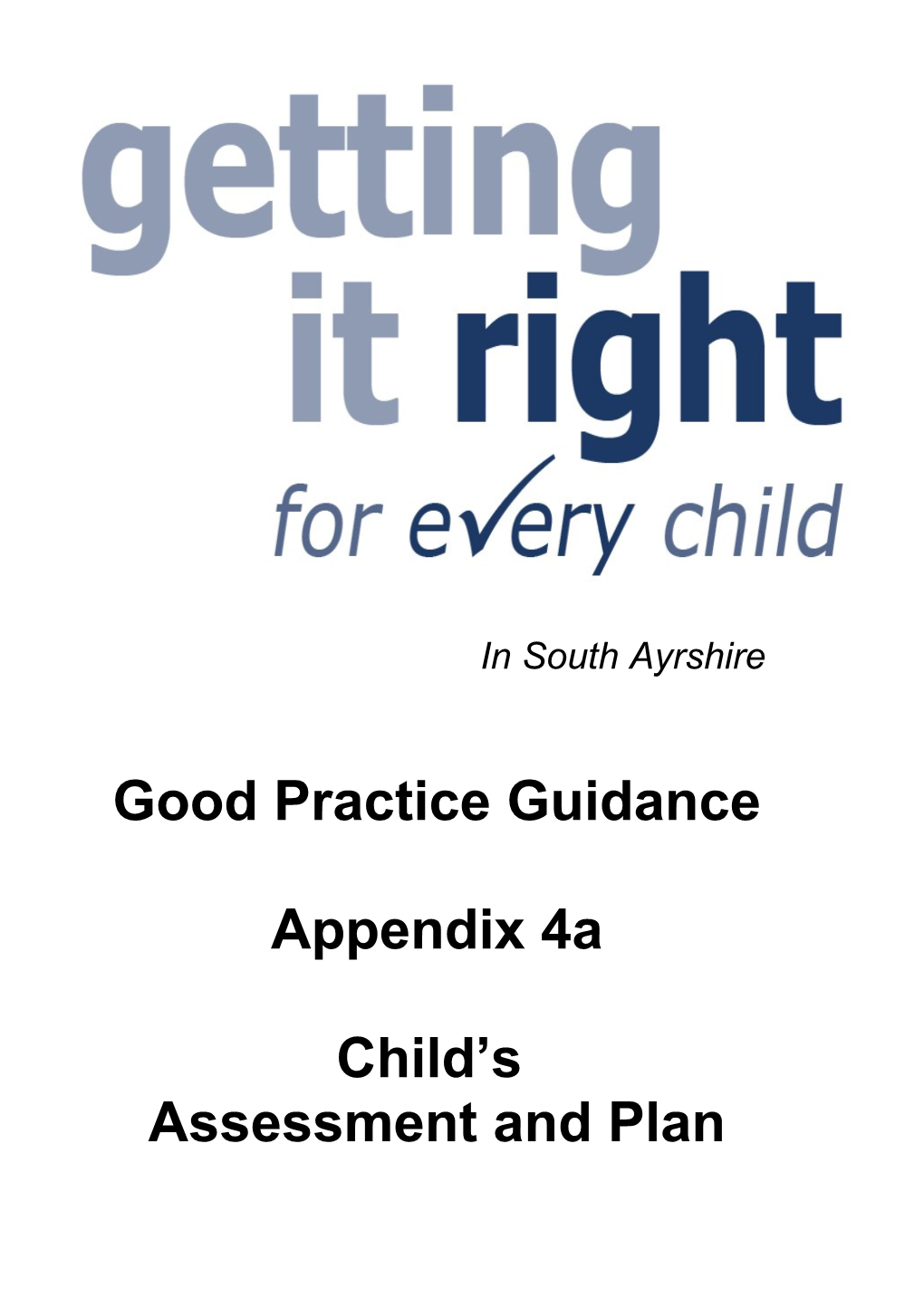 Good Practice Guidance