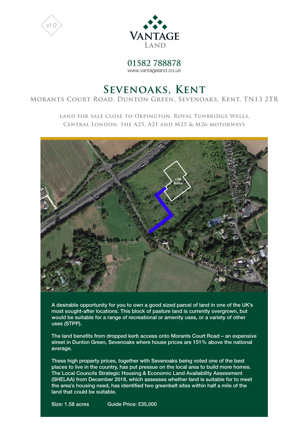 Sevenoaks, Kent Morants Court Road, Dunton Green, Sevenoaks, Kent, TN13 2TR