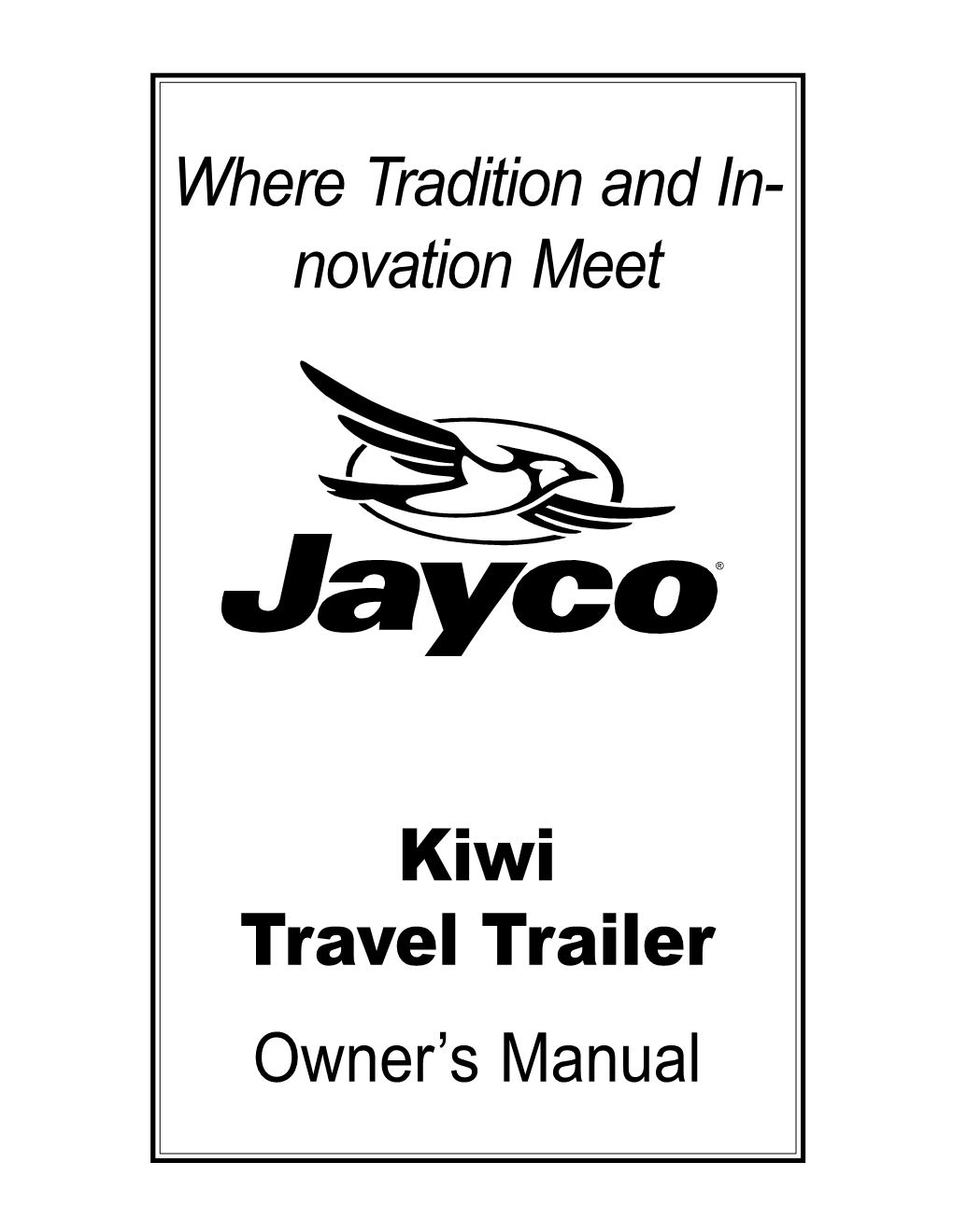 2000 Jayco Kiwi Travel Trailers