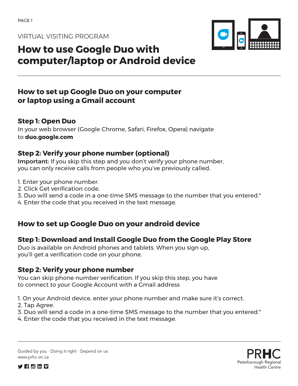 How to Use Google Duo with Computer/Laptop Or Android Device
