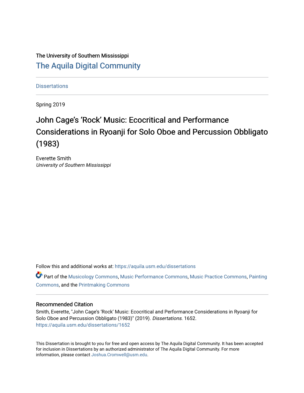 John Cage's Entanglement with the Ideas of Coomaraswamy.