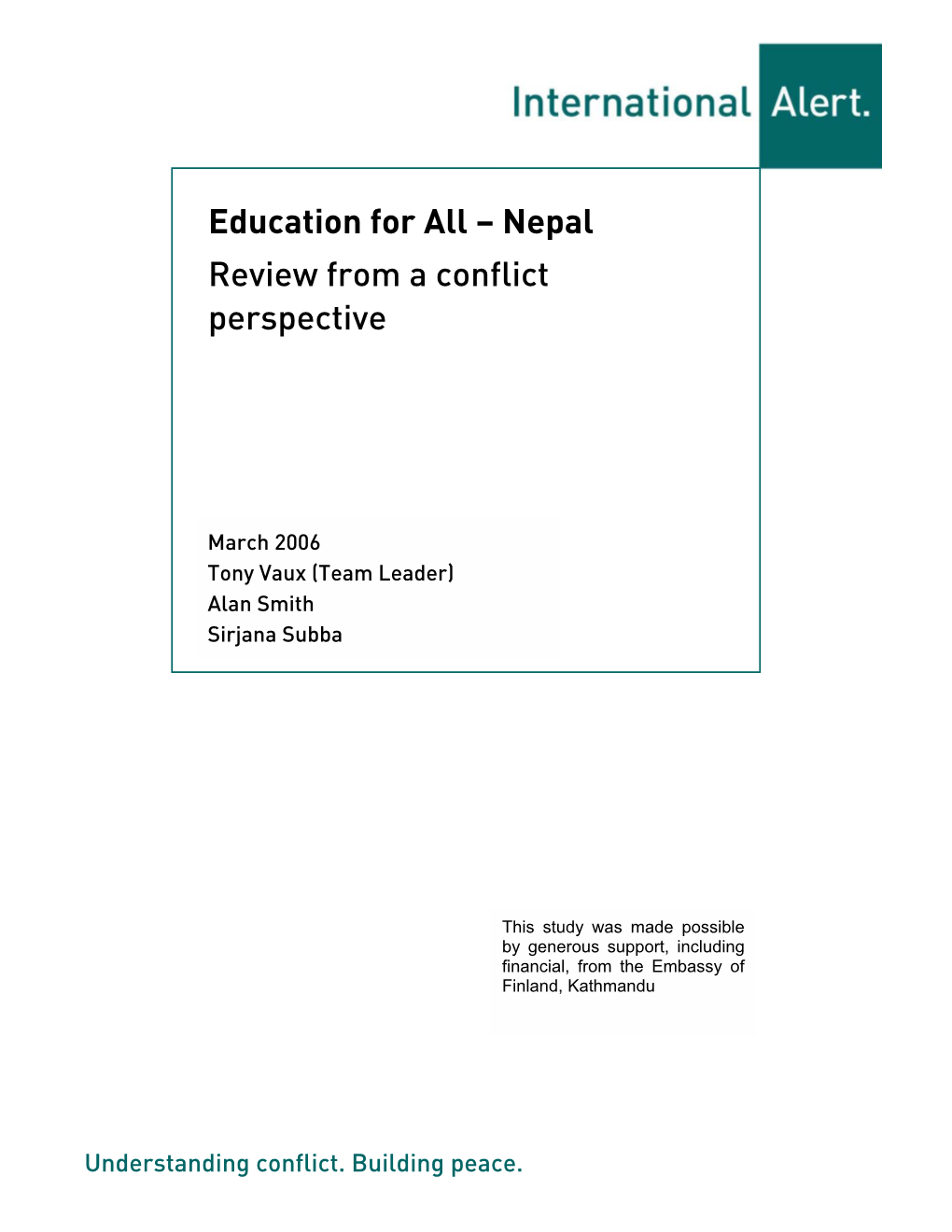 Education for All Nepal