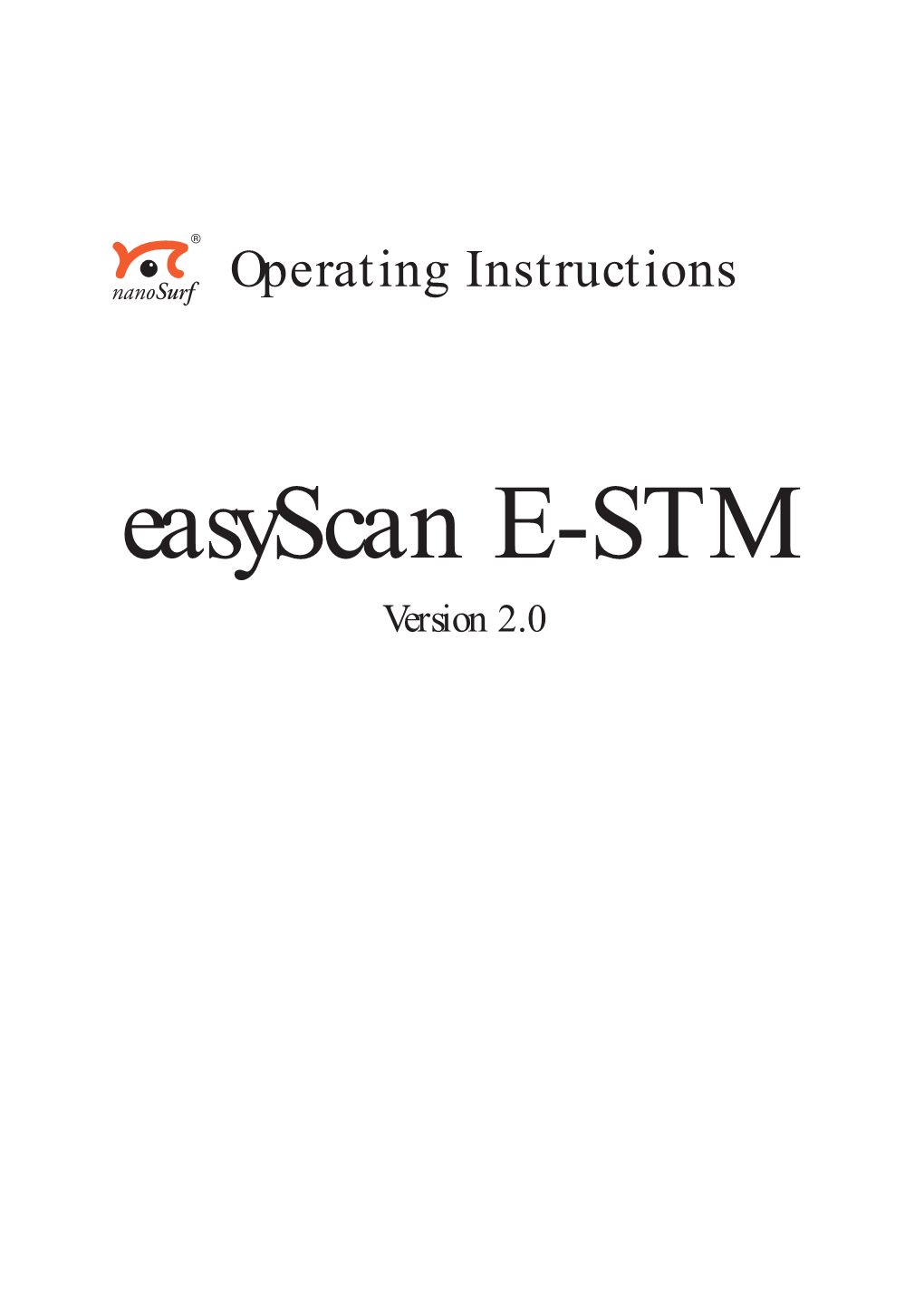 Easyscan E-STM Version 2.0