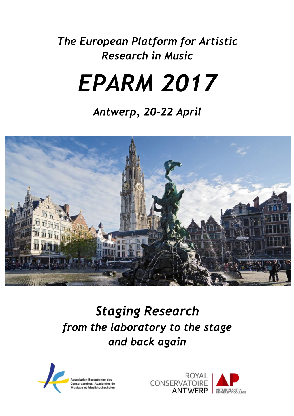 EPARM 2017 Antwerp, 20-22 April