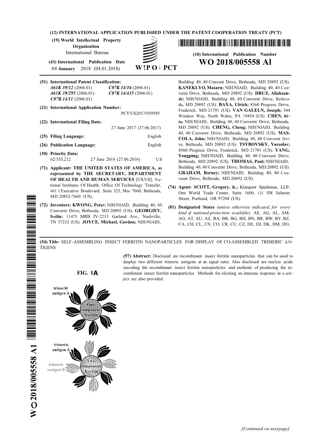 WO 2018/005558 Al 04 January 2018 (04.01.2018) W !P O PCT