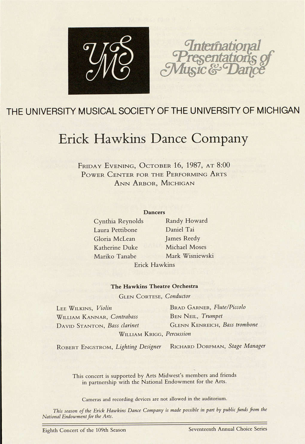 Erick Hawkins Dance Company