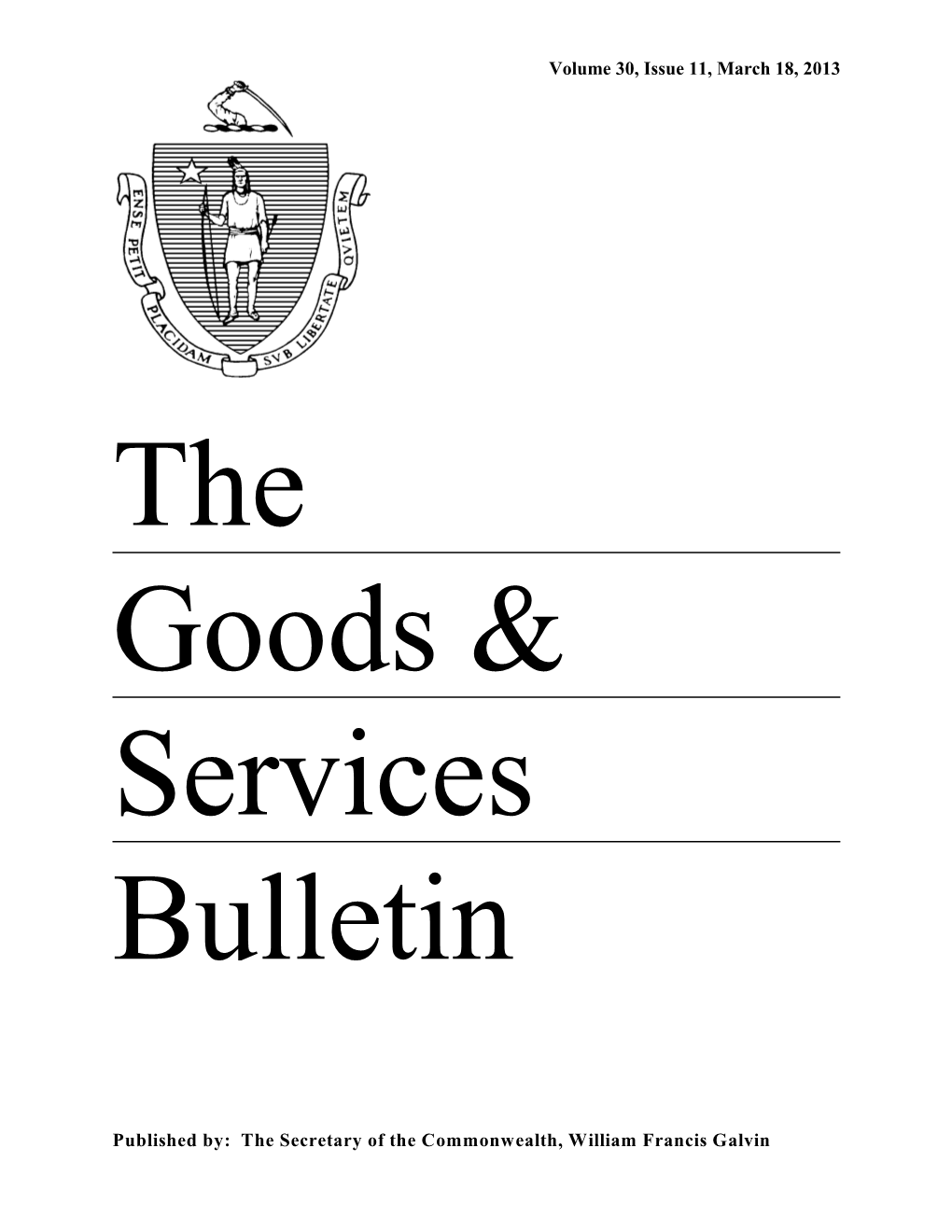 The Goods & Services Bulletin