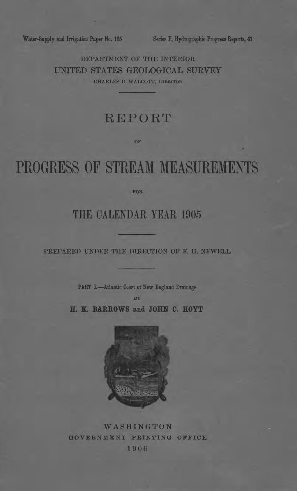 Progress of Stream Measurements