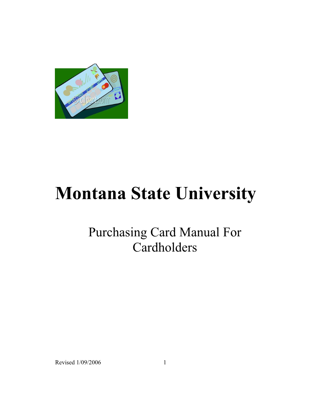 Purchasing Card Manual