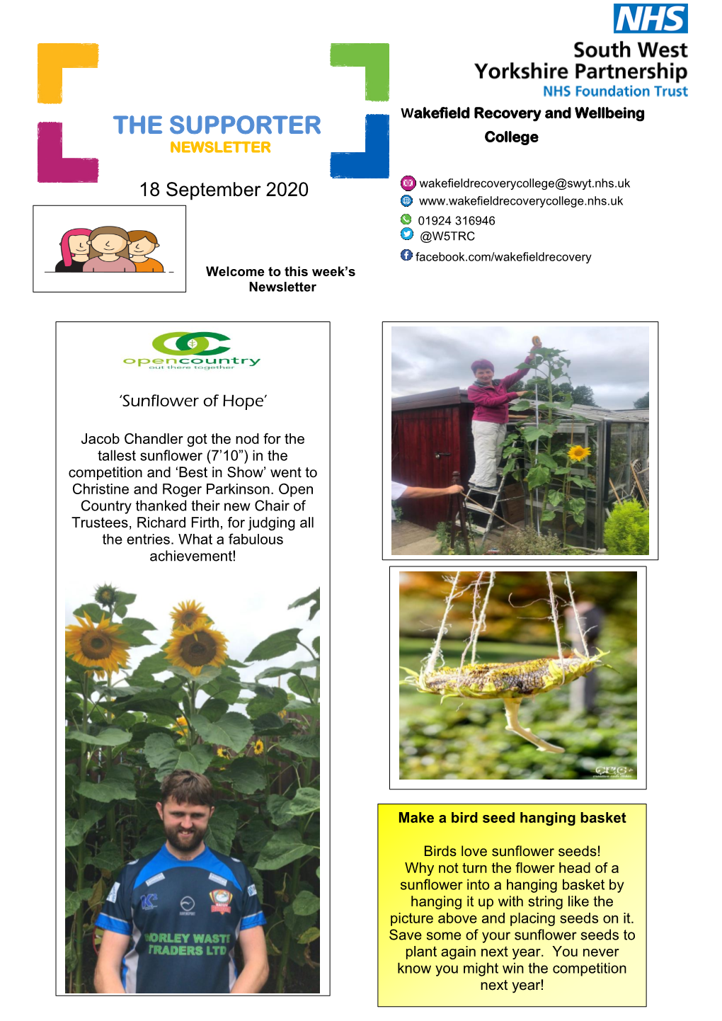 Newsletter the Supporter Edition 24 18 September 2020