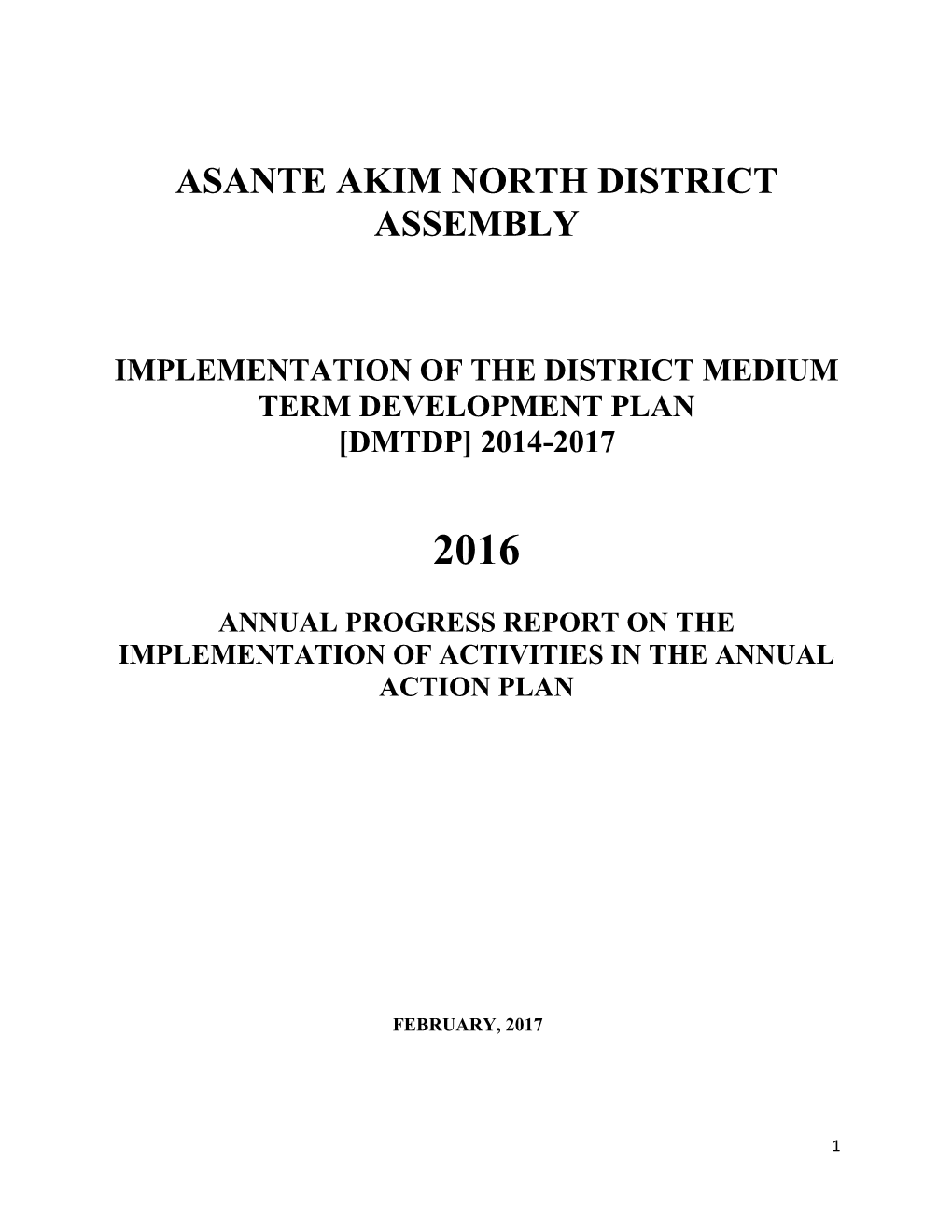 Asante Akim North District Assembly