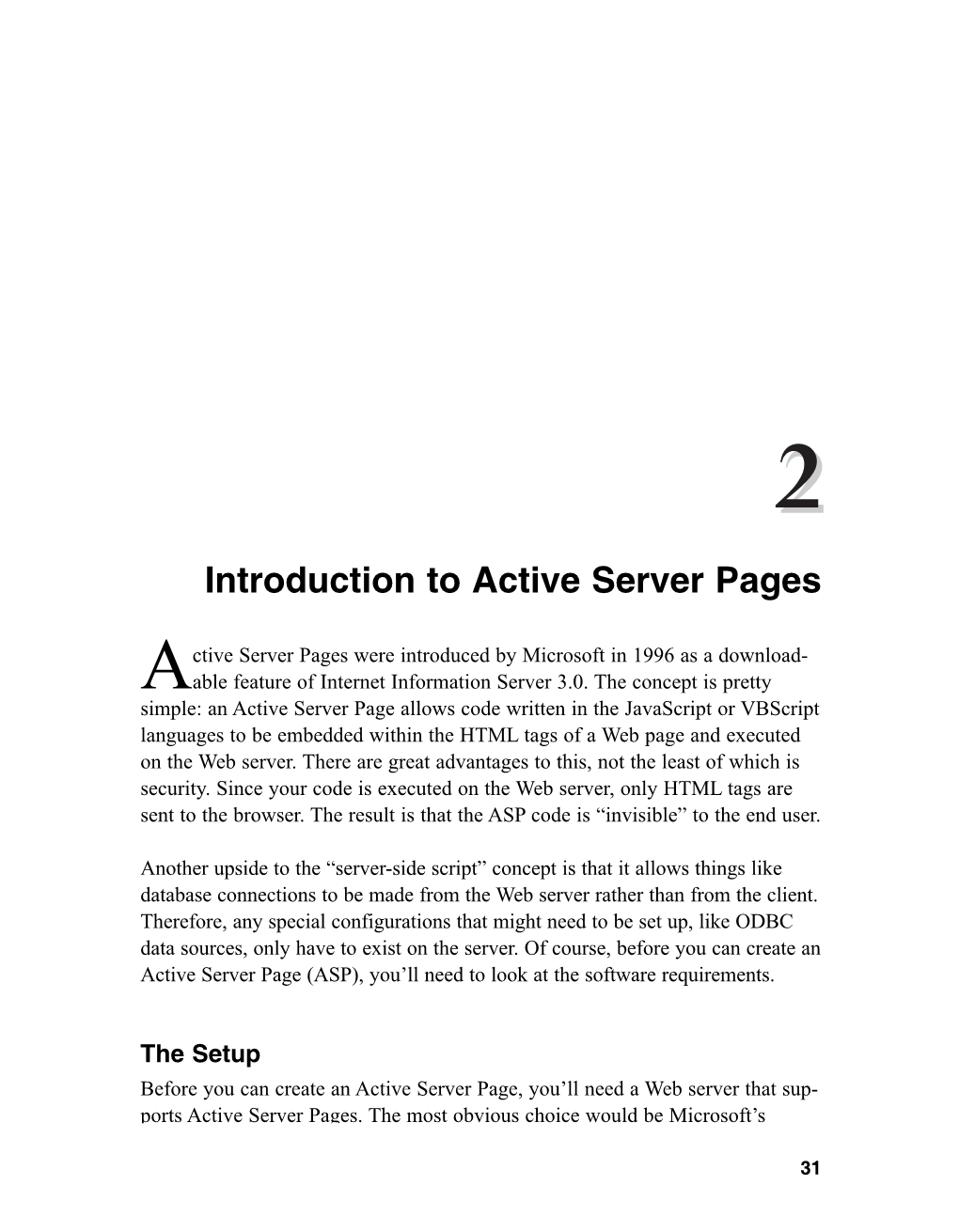 Introduction to Active Server Pages