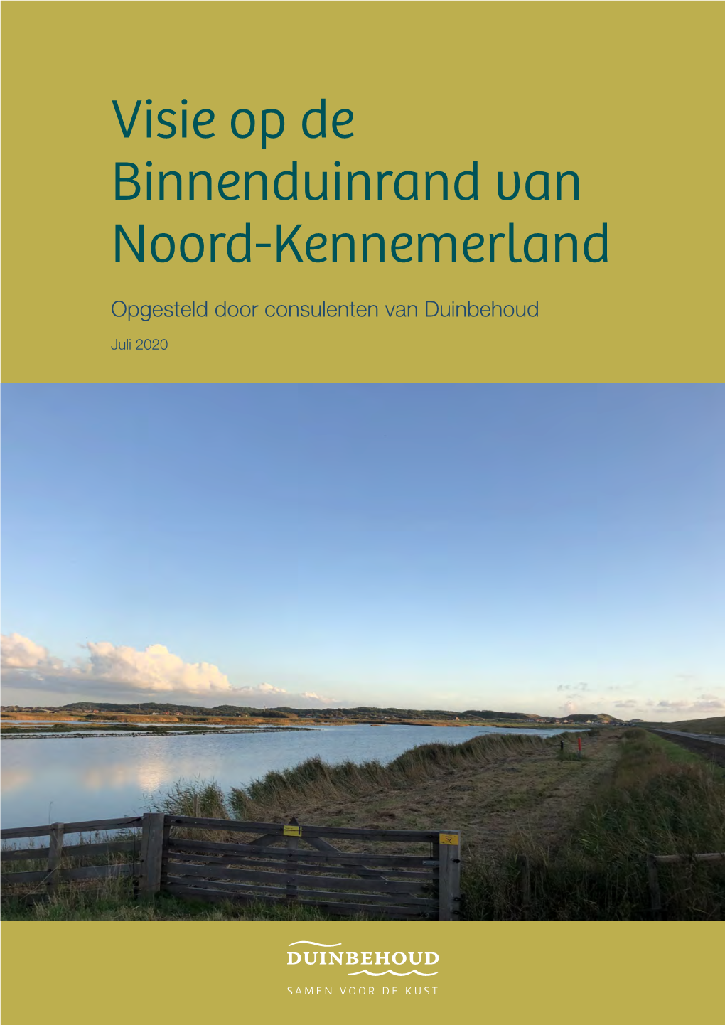 Visie Op De Binnenduinrand Van Noord-Kennemerland