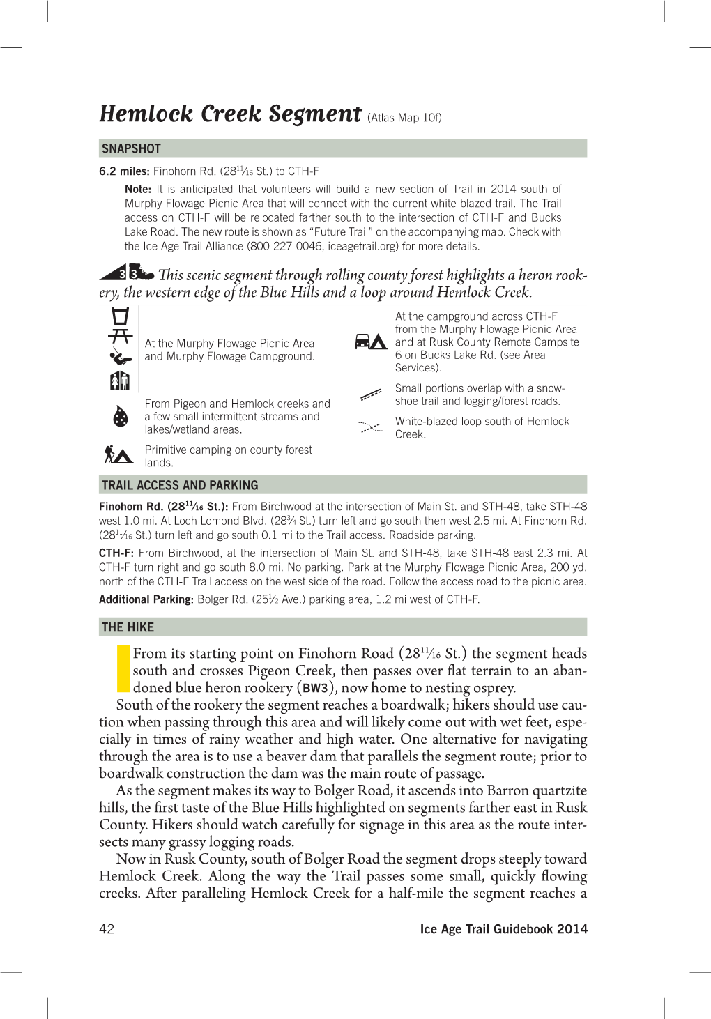 Hemlock Creek Segment (Atlas Map 10F)