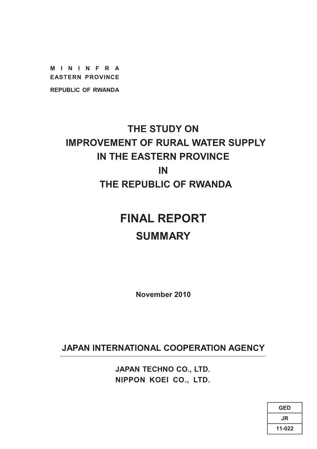 Final Report Summary