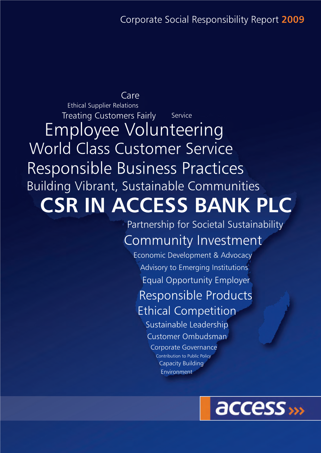 Access Bank 2009 CSR Report