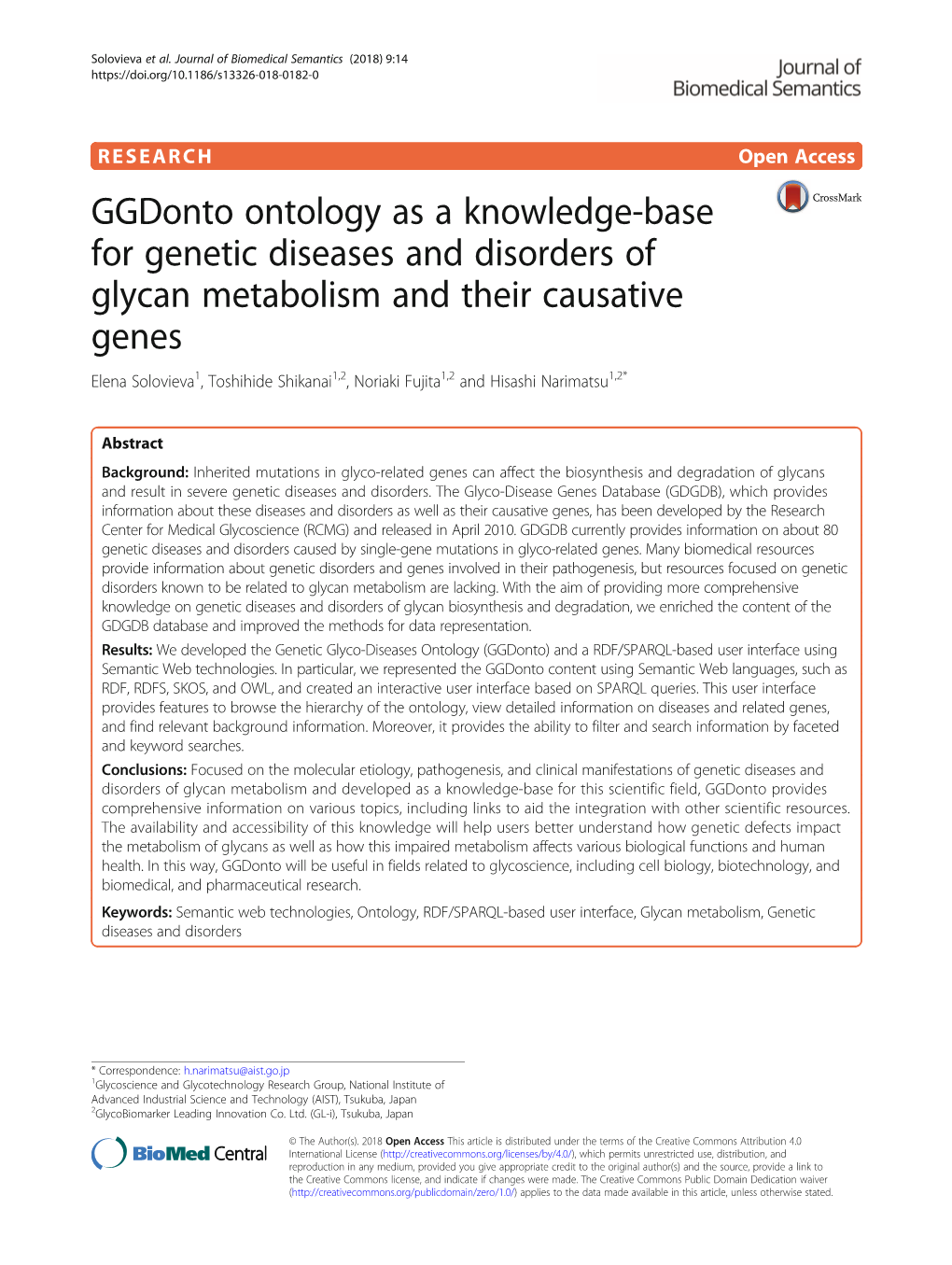 Ggdonto Ontology As a Knowledge-Base for Genetic