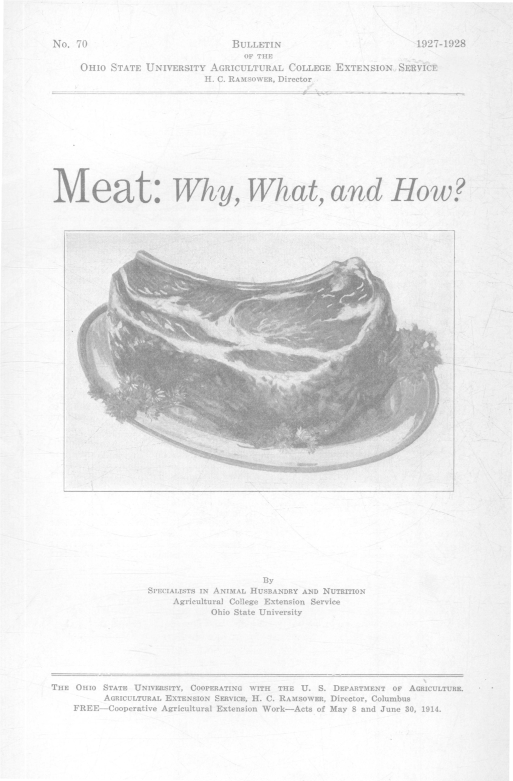 Meat: Why, What, and How?