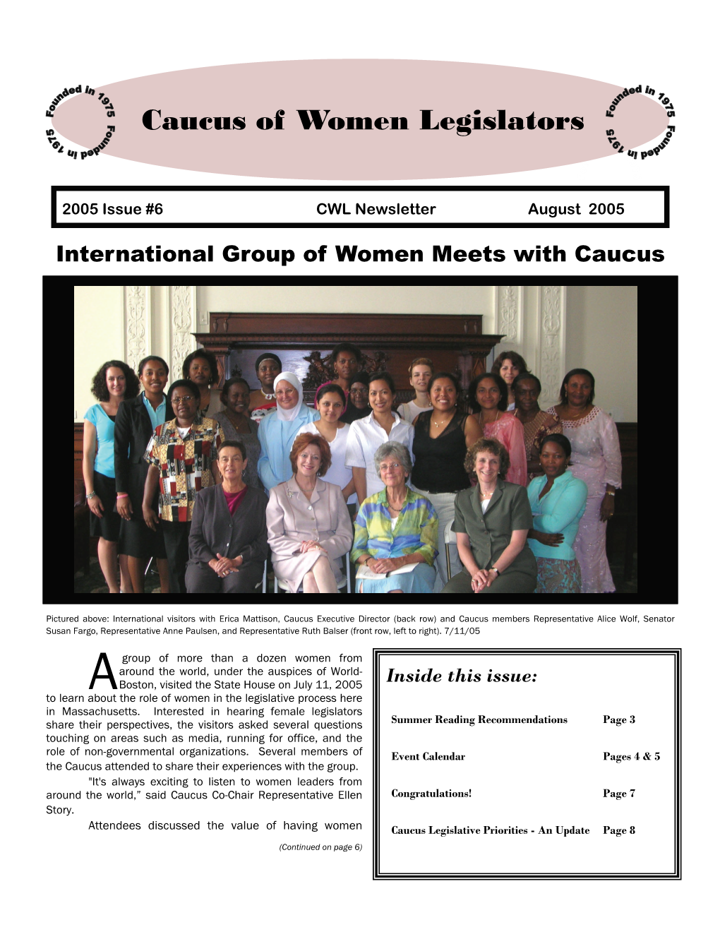 Caucus of Women Legislators
