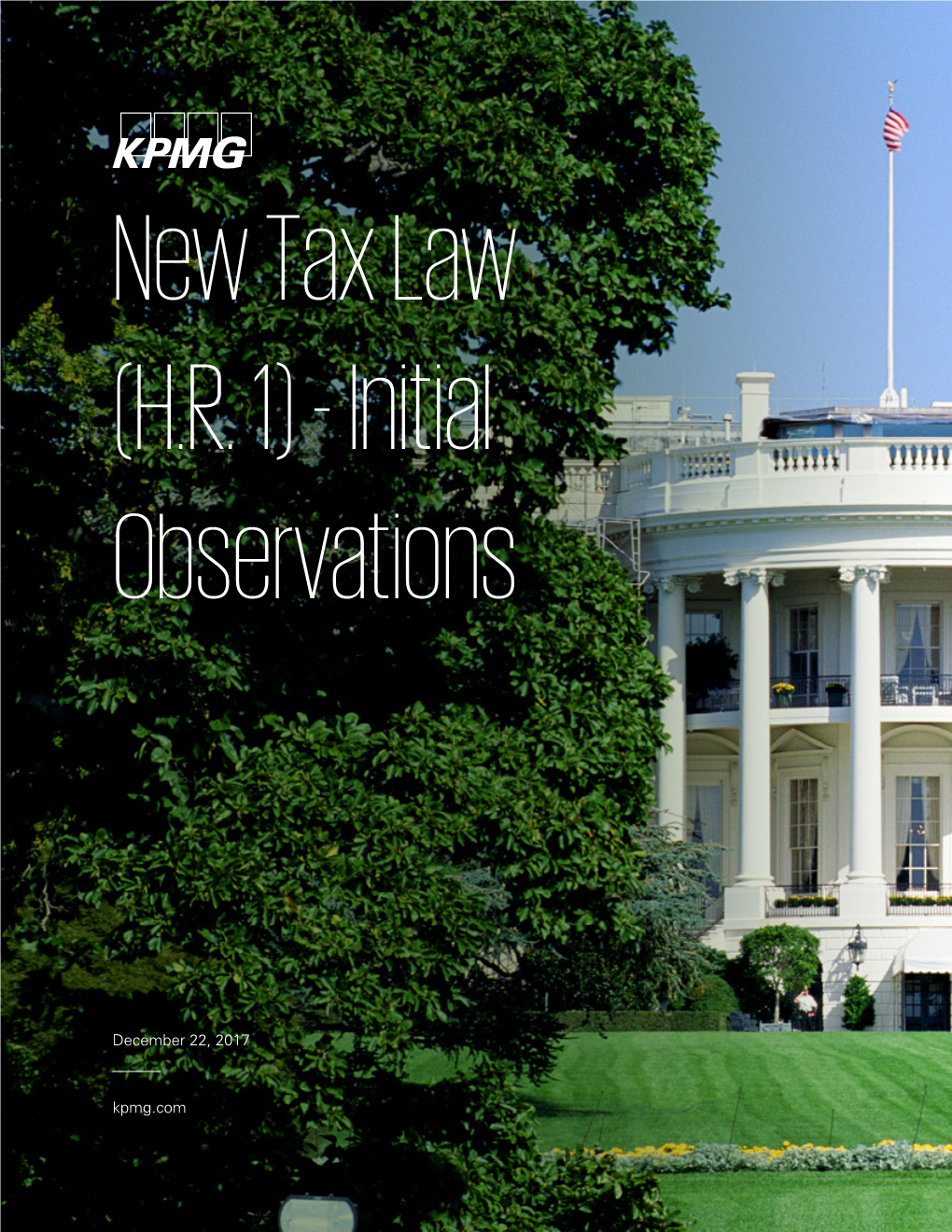 New Tax Law ( H.R. 1)