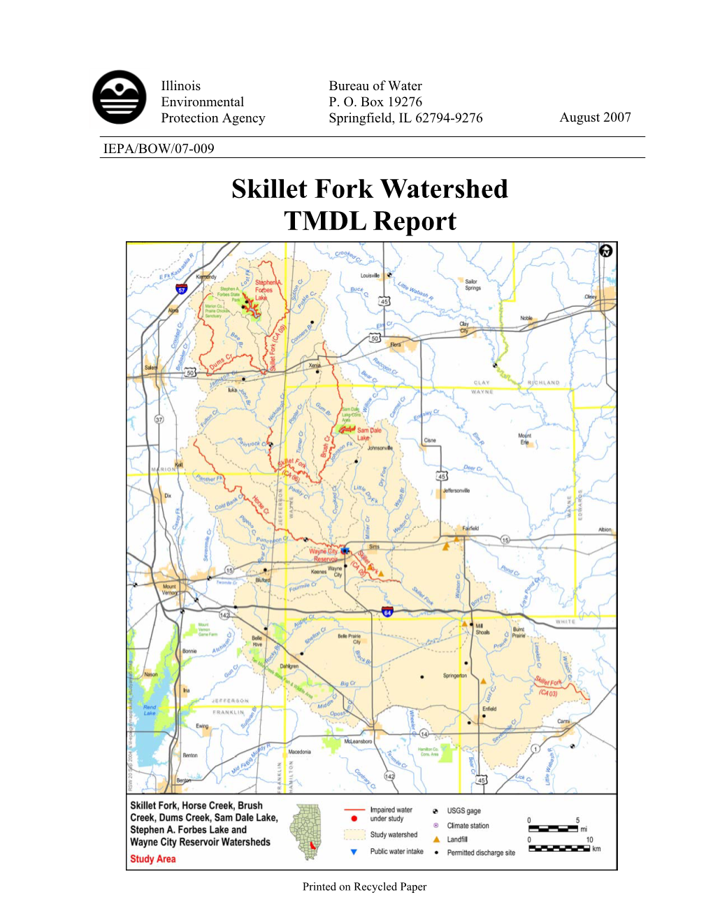 Skillet Fork Watershed TMDL Report