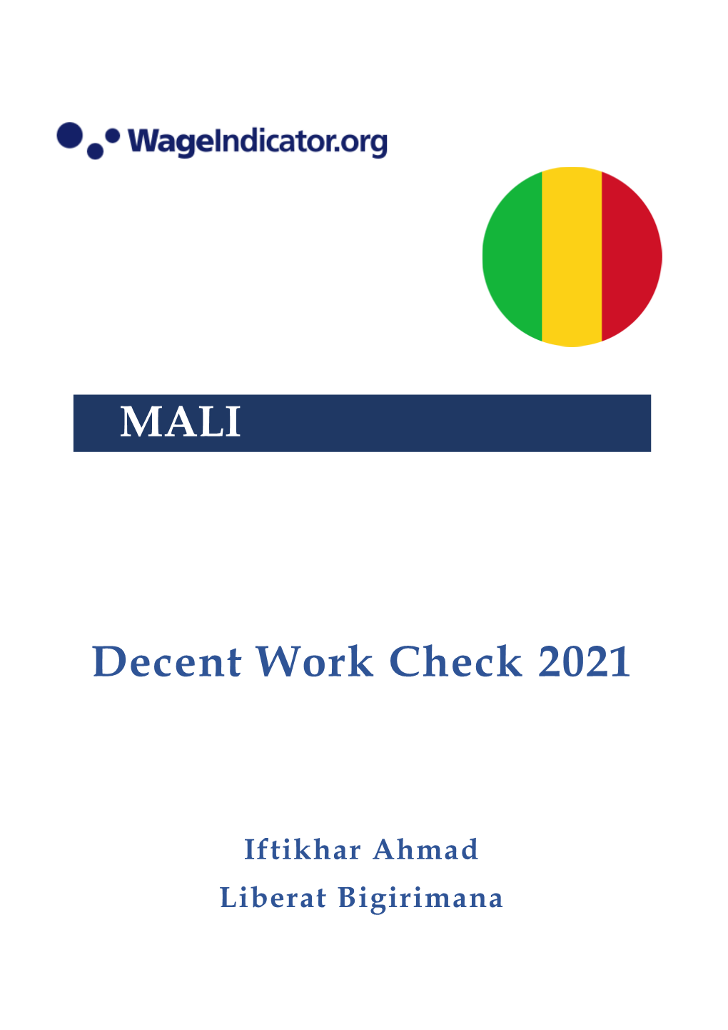 Mali Decent Work Check 2021